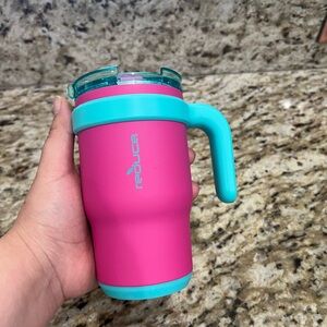 Pink and Blue Insulated Mug